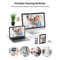 BESDER 4K 8MP 5MP HD H.265 caméra IP 3MP 1080P P2P AI détection de mouvement Vision nocturne IR 48V POE caméra de vidéosurveillance extérieure 6