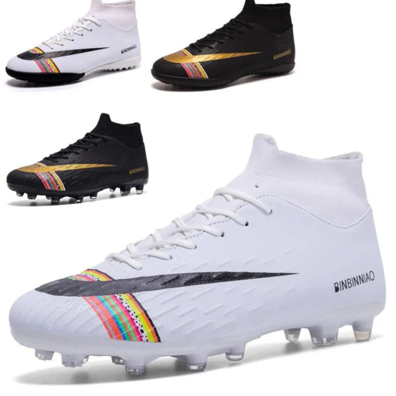 Long Spikes Soccer Shoes for Men Women 