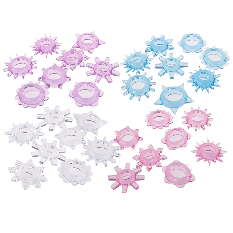 Adults Cock RingsProduct Male Crystal Ring Silicone Time Delay Ejaculation Penis Sex Toys Color Random 1 pcs | Красота и здоровье