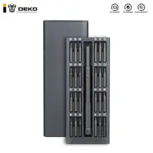 DEKO Новое поступление Набор прецизионных отверток, набор магнитных отверток, 25 в 1 S2 стальной Набор отверток с 24 высокой точностью