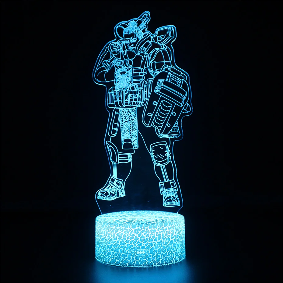 

Sleep Light Battle Royale RGB Party Decoration Nightlight Projection APEX Legends Lamp Remote Control 3d Table Lamp Nightlight