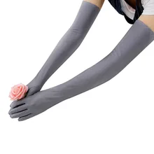 Черные женские вечерние длинные перчатки из спандекса серые Свадебные перчатки для невесты без пальцев белые свадебные перчатки ST305