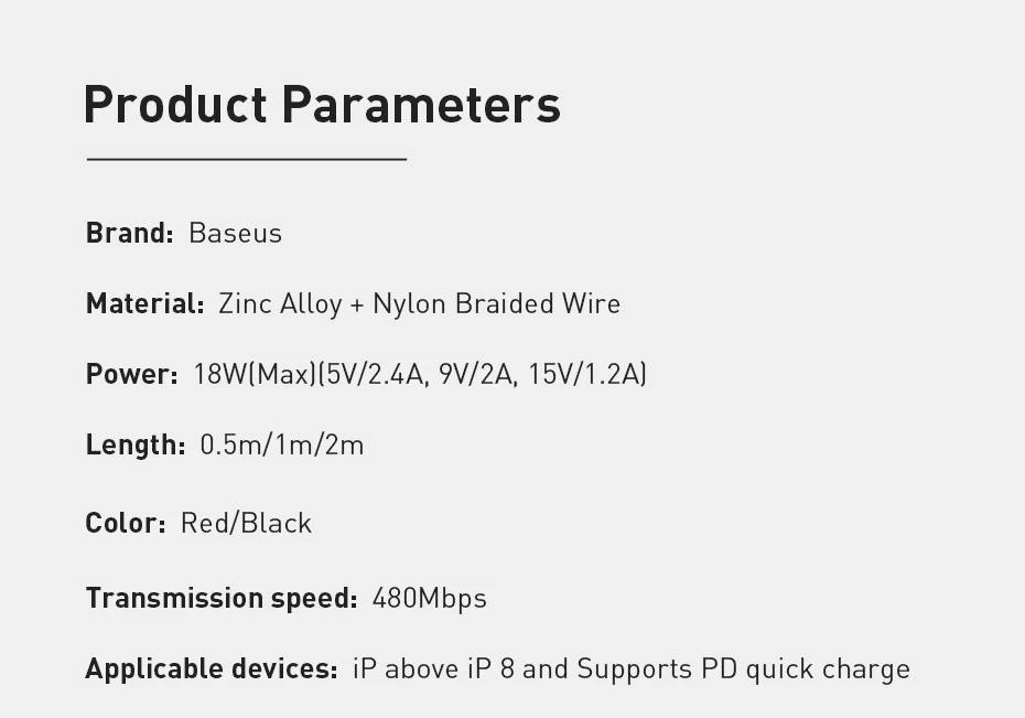 Baseus USB C для Lightning зарядный кабель для iPhone 11 Pro Max XR XS Max USB зарядное устройство 18 Вт PD Быстрая зарядка usb type C кабель