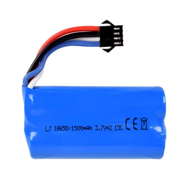 18650 7.4v Rechargeable Battery, Li-ion Sm-4p Battery