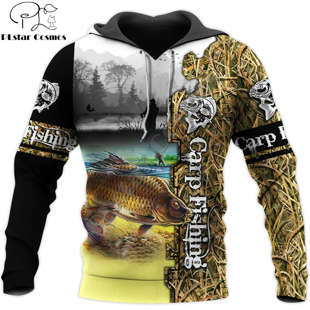 

Carp Fishing Camo 3D All Over Printed Mens Autumn Hoodie Sweatshirt Unisex Streetwear Casual Zip Jacket Pullover KJ576