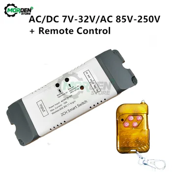 

AC/DC 7V-32V AC85V-250V Smart Wifi Switch 433Mhz 2CH Universal Wireless Remote Control Module Timer Phone APP Remote Control
