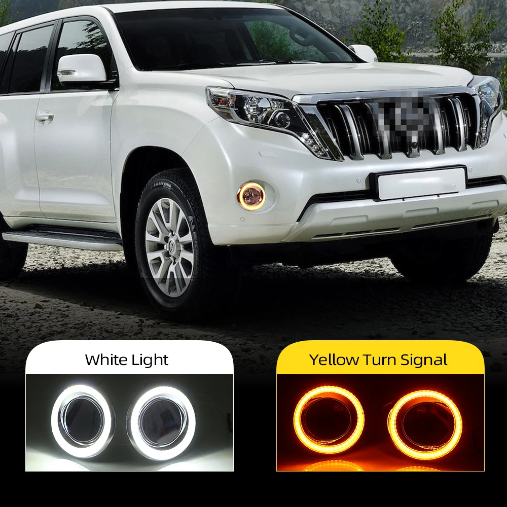 CSCSNL 2 шт. для Land Cruiser Prado FJ150 2700 4000 LC150 2014 2015 светодиодный DRL Дневной Бег светильник