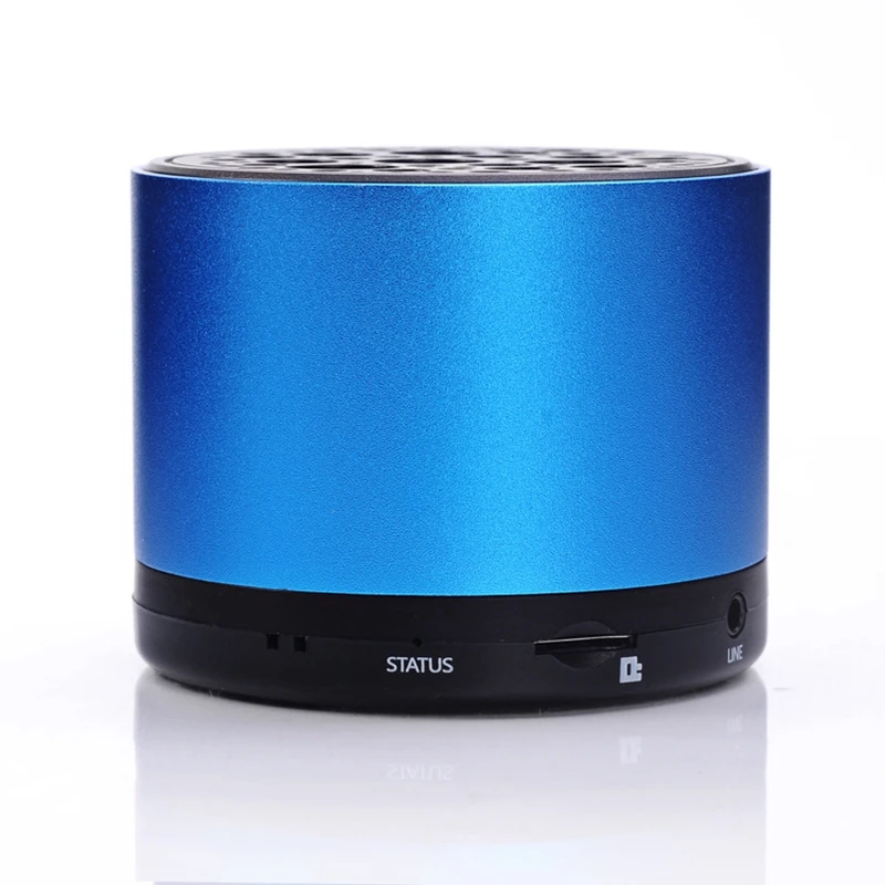 Портативный Bluetooth говорящий радиоприемник наружный мини динамик синий