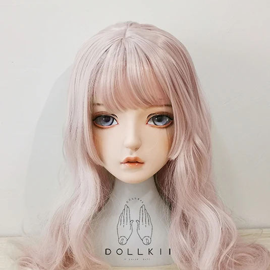 type 8 Dollkii 03) Женская Девушка кремнезема Косплей BJD переодевание кигуруми Голова маска Аниме ролевые игры вечерние Трансвестит кукольная маска - Цвет: type 8