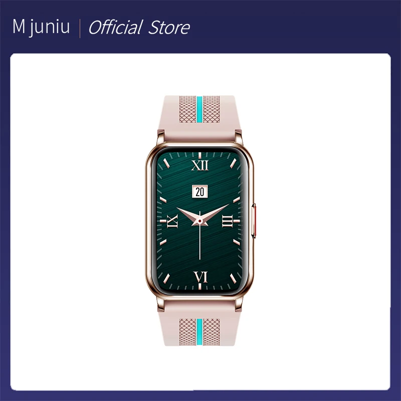 M juniu Women Smart Watch 1.57 Inch Waterproof Screen Fitness Tracker Smartwatches Men Heart Rate Monitor Watch For Huawei Phone