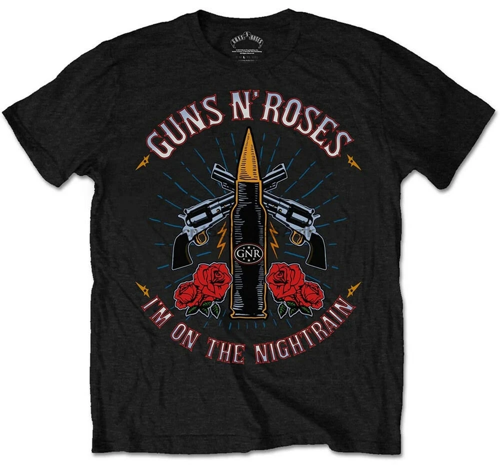 Футболка с ночным шлейфом Guns N Roses-Новый Официальный товар! |