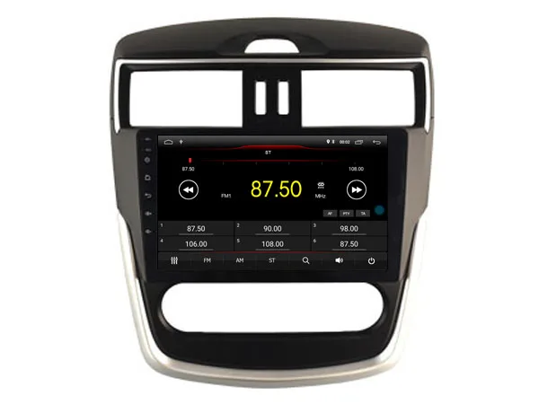 Discount Car Android 9.0 Player for Nissan TIIDA MT 2016 tape recorder 4G Lte sim card Bluetooth GPS Radio Head Unit 2.5D IPS screen 4