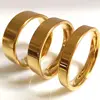 36pcs/lot  4mm 6mm 8mm Stainless Steel Rings Men Women Couples Jewelry 4
