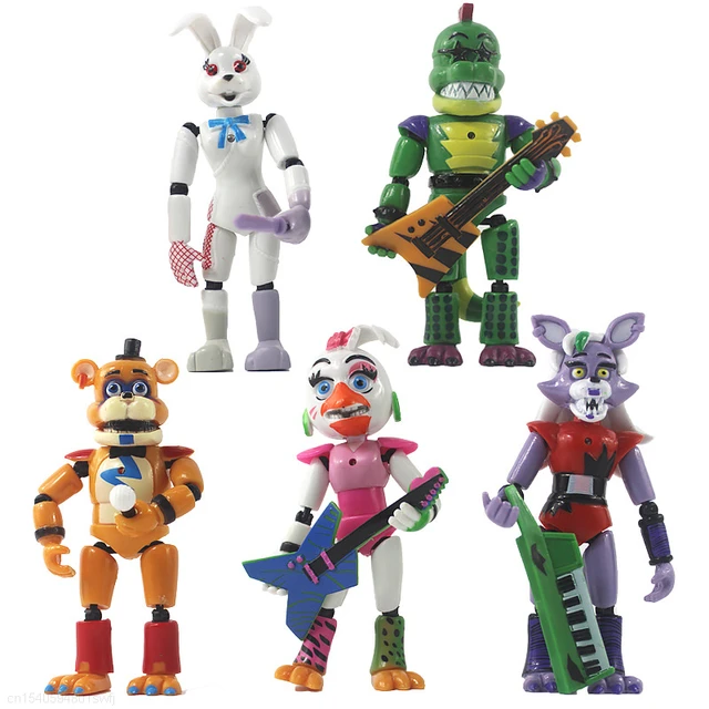 Characters Five Nights Freddys - 6 Pcs/set Anime Figure Action Pvc Model  Toys - Aliexpress