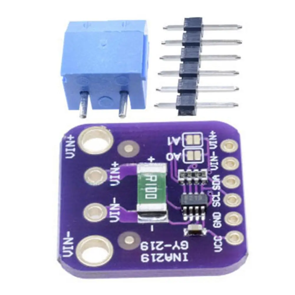 GY INA219 цифровой модуль датчика тока IEC высокой точности фиолетовый|Сумки и чехлы