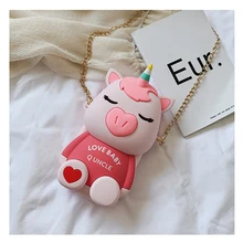 Kawaii Мини-переносная сумка через плечо, сумка для девочек, силиконовая наплечная сумка для мобильного телефона, сумка на плечо, сумка на выпускной бал, кошелек для монет