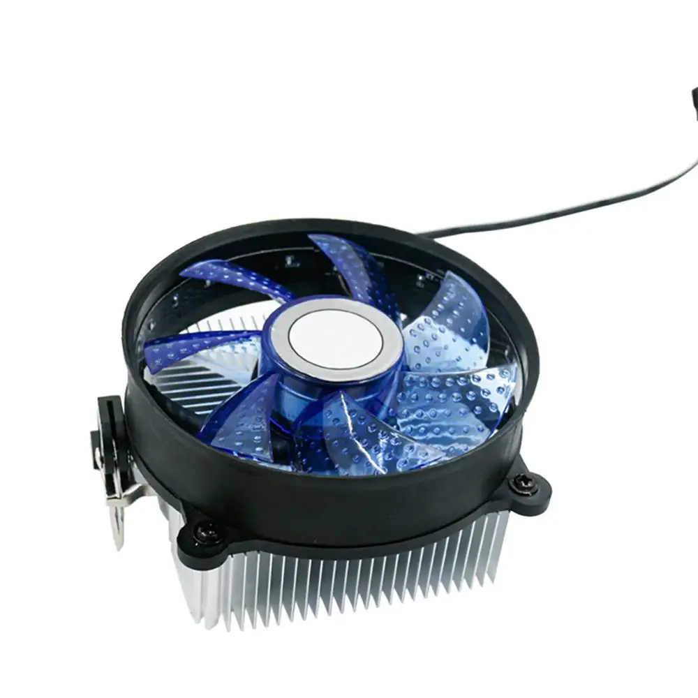 Manufacturers supply 9cm luminous CPU fan AMD universal cpu radiator aluminum desktop computer fan