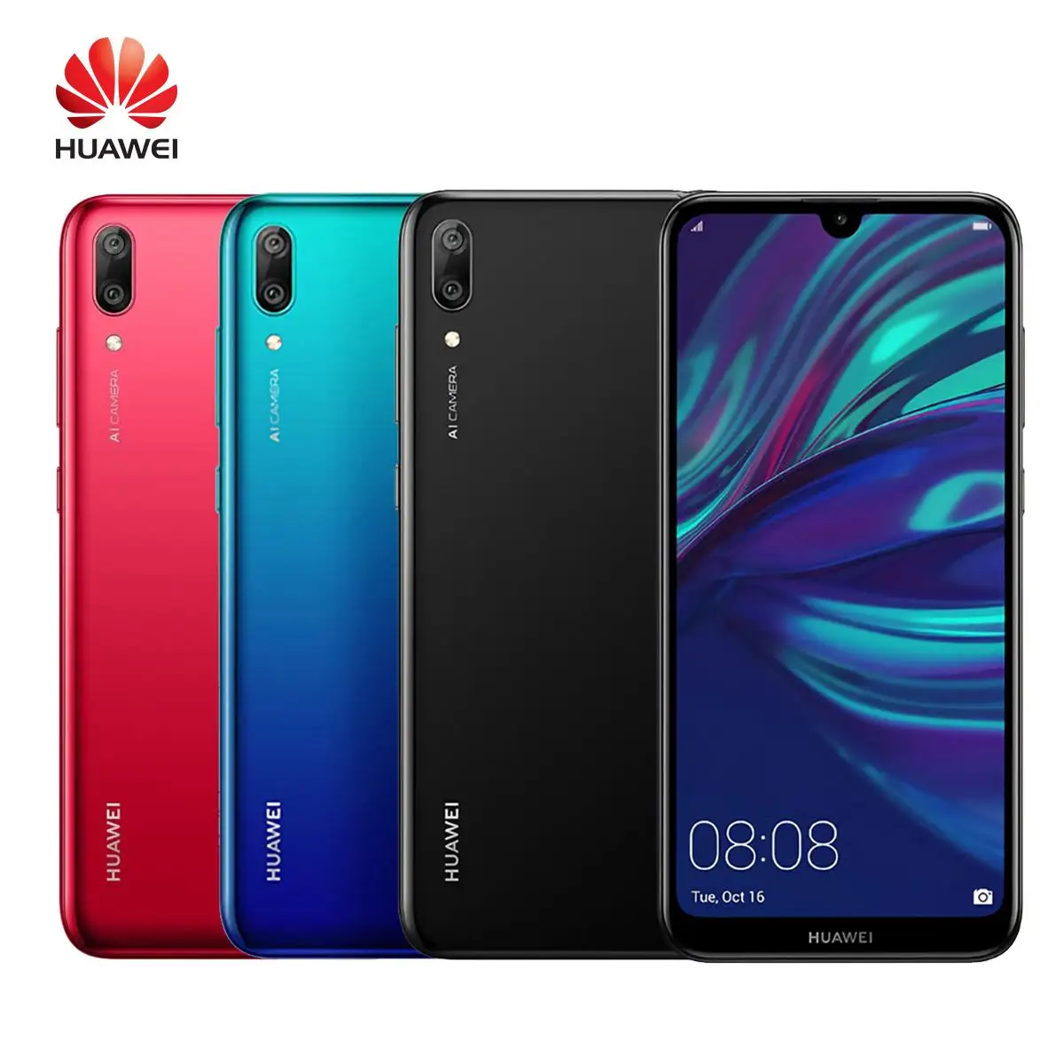 Оригинал huawei Y7 Pro 2019 3 + 32G Наслаждайтесь 9 4000 мАч смартфон глобальная прошивка 6,26 "Fullview Snapdragon 450 Восьмиядерный Android 8,1