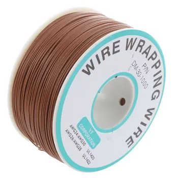 

Brown PVC Coated Tin Plated Copper Cable Wrapping Wire 305M 30AWG Cable Reel