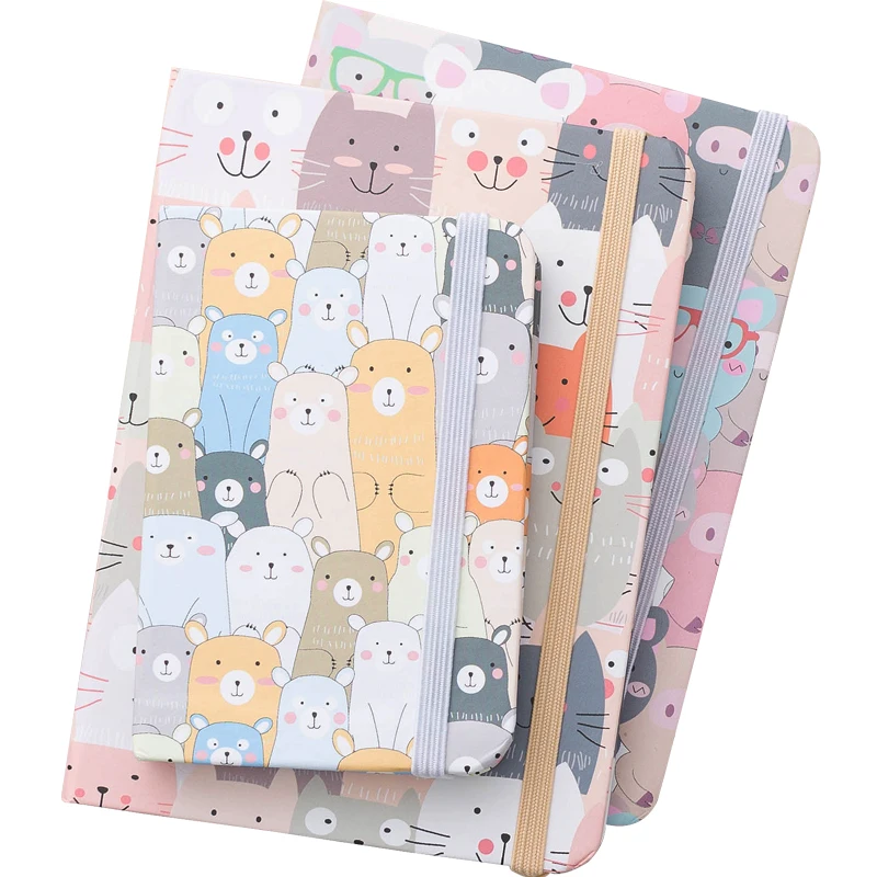 

A5 A6 A7 cute notebook mini portable notepad school office supplies memo sheet kawaii bandage notebook cartoon style diary new