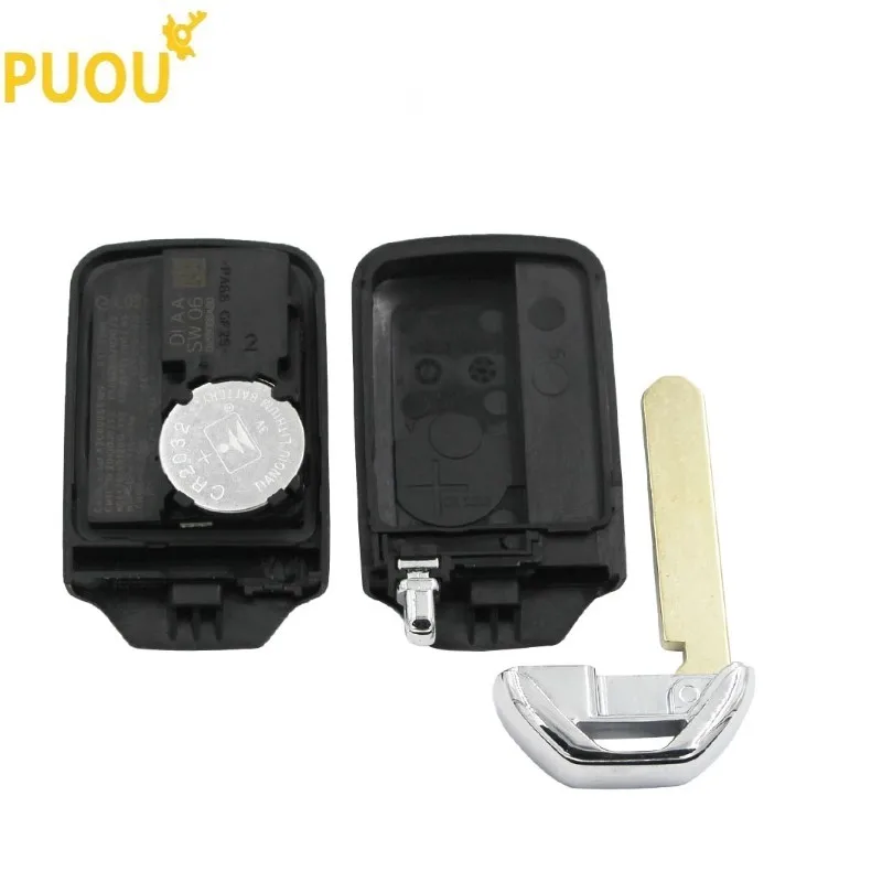 3 Button Smart Car Key Work for Honda City Fit Jazz HRV XRV Venzel Civic Remote Door Lock/Open 433MHz HRV X-Fit 72147-T5A-G01