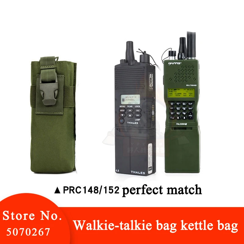 

Element Choice Wargame Equipment Walkie-talkie Kettle Bag Model Tactic Small Match Package Small Saddlebag Tactical Headsets