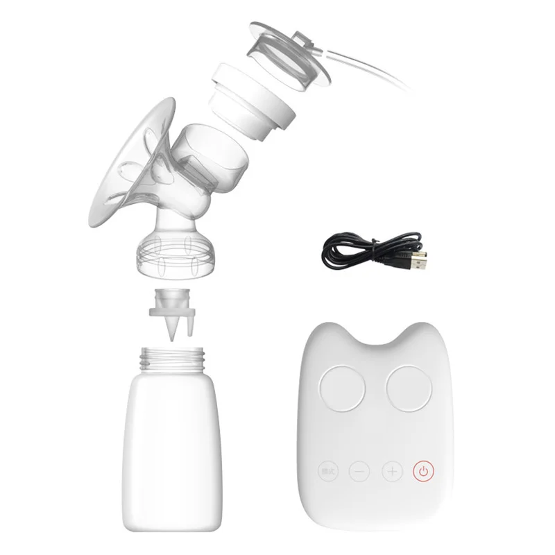 Electric Breast Pumps BPA Free Intelligent Baby Breast Feeding Powerful Suction Automatic Nipple Pump Breast Milk Bottle T0786 (5)