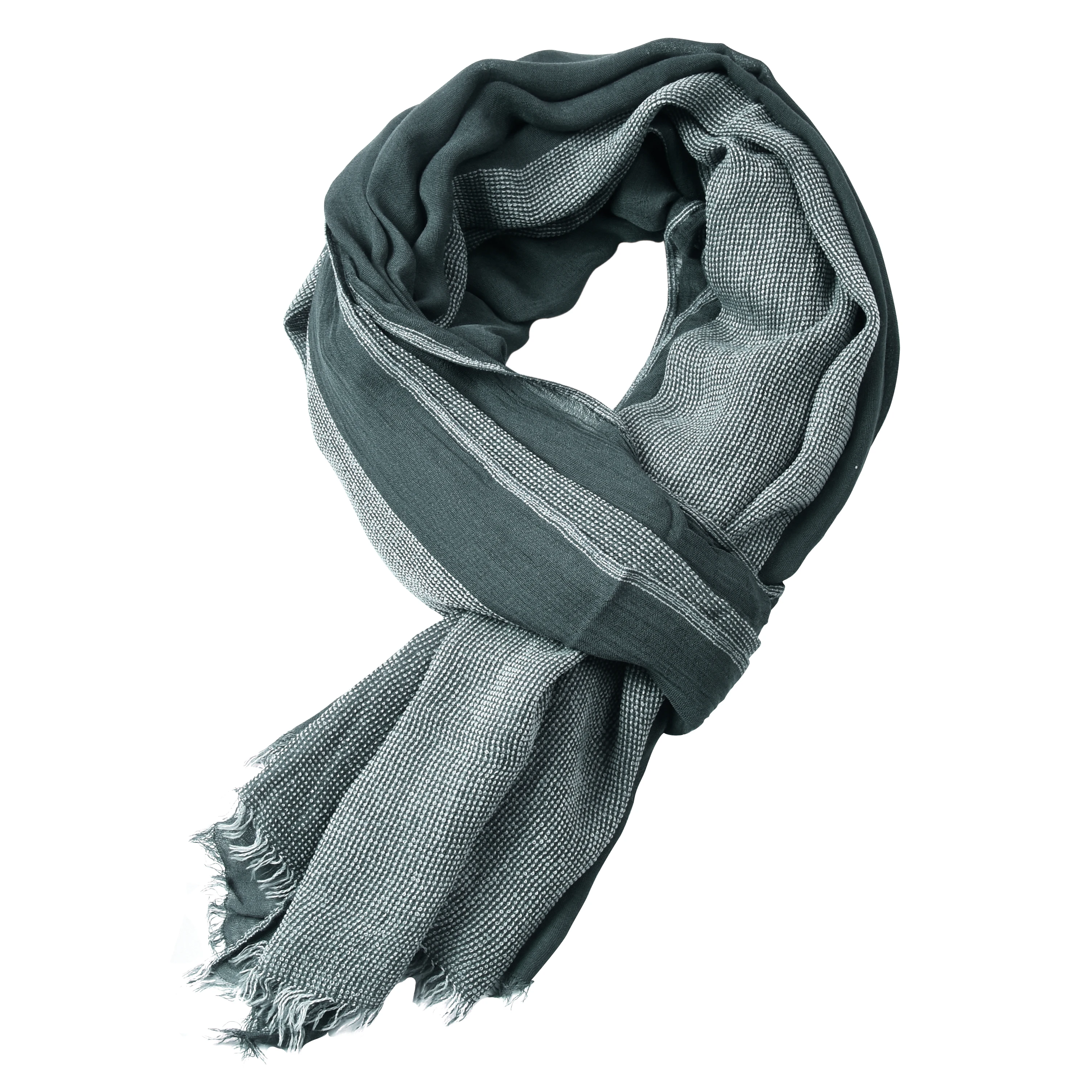 Деловой Полосатый зимний мужской шарф, большой размер, мягкая кисточка, левая и правая версия, хлопок, дизайнерский мужской шарф, мужской бренд
