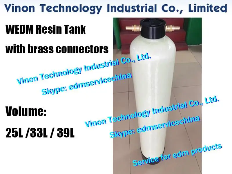 20 Liters WEDM Resin Tank with two plastic connectors, resin container  exchangeable deionising cartriges, DI Resin Bottle 20L - AliExpress