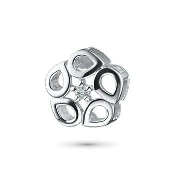 

Pendant in white gold with a diamond