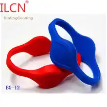 13,56 МГц BG-12 браслет брелоки тег-код-2 ISO15693 RFID заказной водонепроницаемый смарт-браслет кремнезема карты 100 шт/Лот