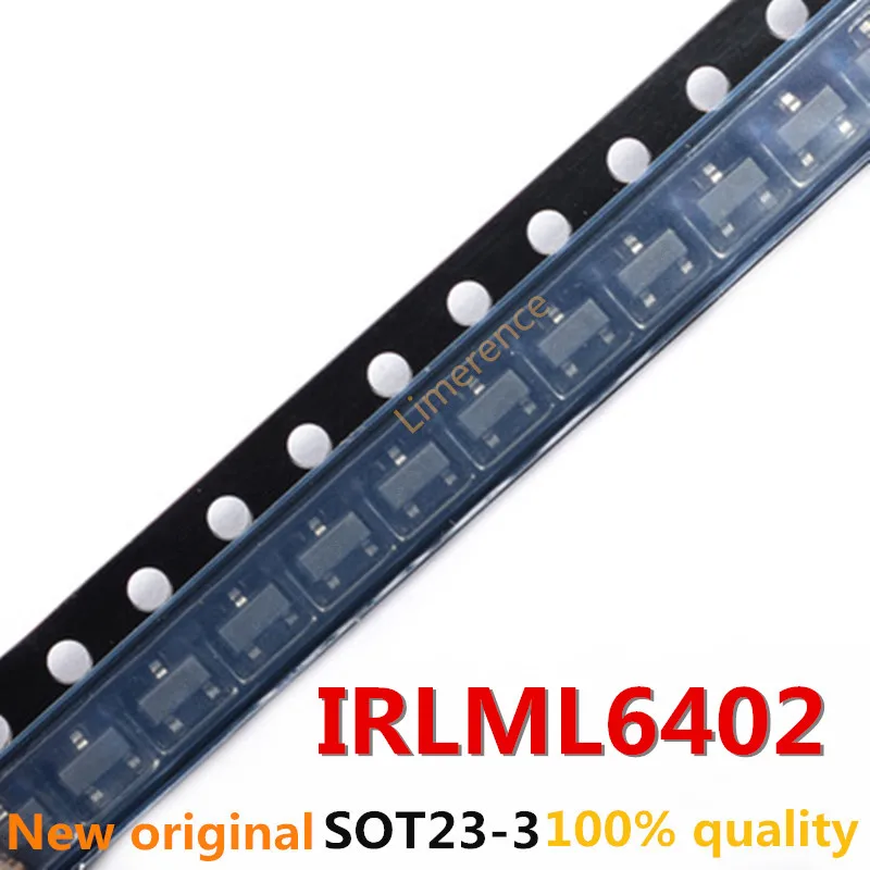 50 шт. IRLML6402 SOT23 IRLML6402TRPBF SOT-23 SMD новый и оригинальный чипсет IC поддержка BOM