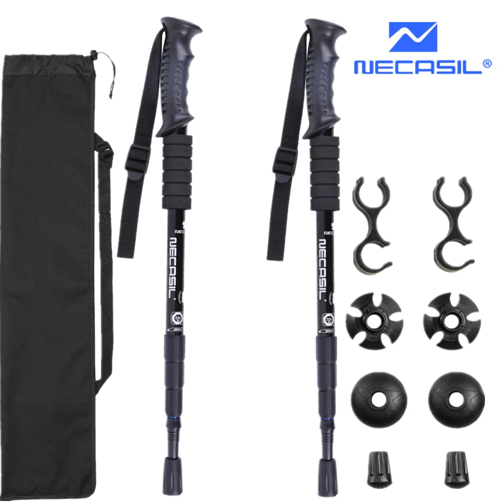 Aluminum Trekking Poles Hike Walking Stick Team Passion