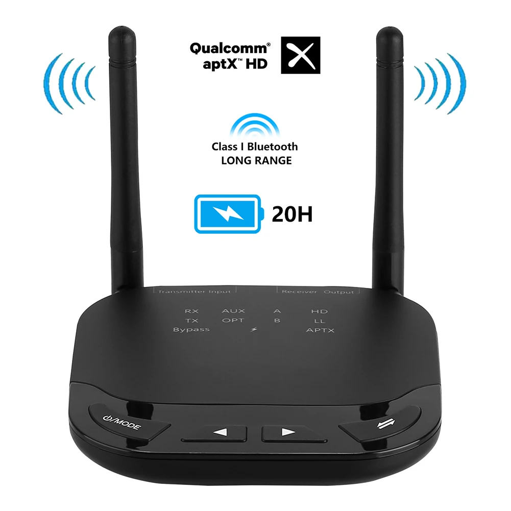 Bluetooth 5,0 передатчик приемник 3 в 1 AptX низкая задержка HD ТВ автомобильный ПК аудио беспроводной адаптер 3,5 мм, AUX, разъем
