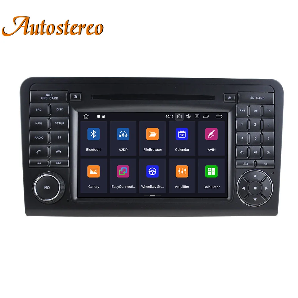 DSP Android 9 автомобильный dvd-плеер gps навигация для Benz ML300/ML350/ML450/ML500 2005-2012 головное устройство Мультимедиа Радио магнитофон