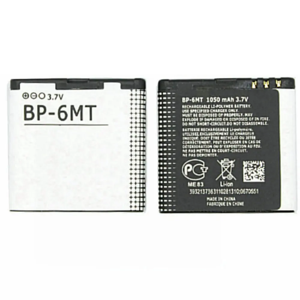 Аккумулятор BP-6MT 1050 мА · ч для Nokia 6720C E51 E51i N78 N82 N81 6720 5610 6110 | Мобильные телефоны и