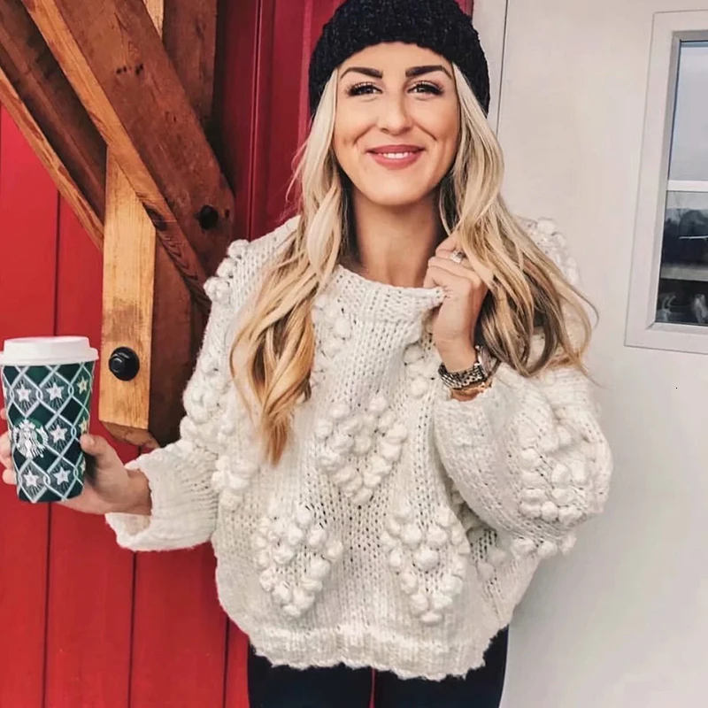 

Restore Winter New Women Trui Long Mouwen Breien Trui Soft Jumper Oversize Brewed Trui Women