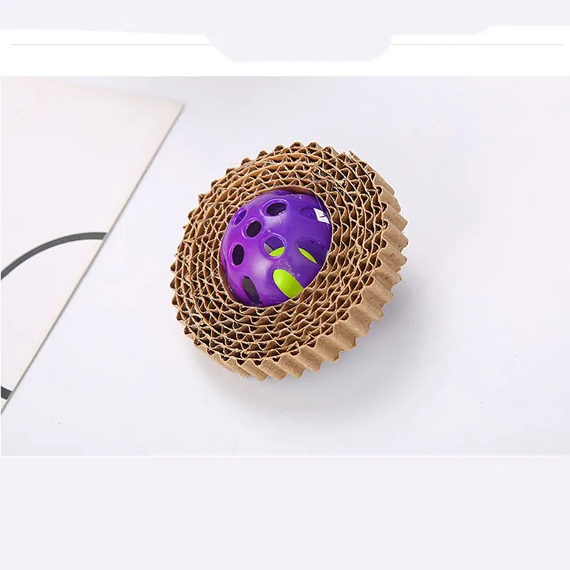 Новые игрушки для мяч для котов с кольцами и играть жевать погремушка царапина Пластик мяч интерактивные игрушки для кошек Pet товар для кота