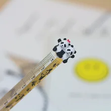 

Chinese Treasure Pair of Panda Triangular Rulers Children Cartoon Cute Creative 15cm Translucent Ruler Doll Toy Gift Stationery