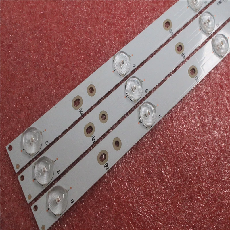 

3pcs New LED back light strip for Philips 32PHH4100/88 32"TV GJ-2K15 D2P5-315 D307-V1.1 615MM 7LED
