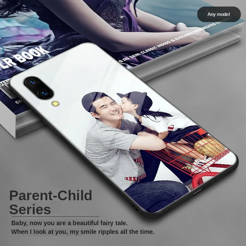 cool iphone 12 pro max cases Custom Personalized Glass Phone Case for IPhone 13 14 12 7 8 Plus X 11 Pro XS MAX XR Cover Customized Design Picture Name Photo iphone 12 pro max silicone case