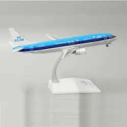 19 см Boeing B737 KLM воздуха Королевский голландский авиакомпаний 1/200 весы игрушечные модели самолетов самолет авиация литья под давлением