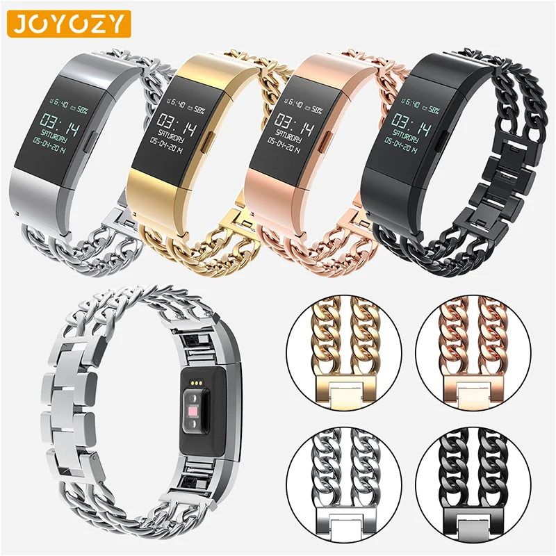Joyozy, красивый браслет, модный ремешок, предназначенный для fitbit charge2, браслет с бриллиантами, ремешок из нержавеющей стали для fitbit charge 2