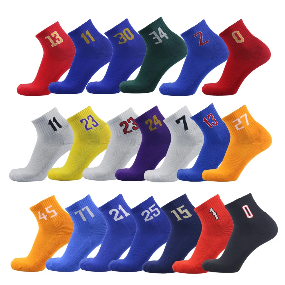 UP GRADE Super Star Basketball Socks Elite Thick Sports Socks Non-slip Durable Skateboard Towel Bottom Socks Stocking