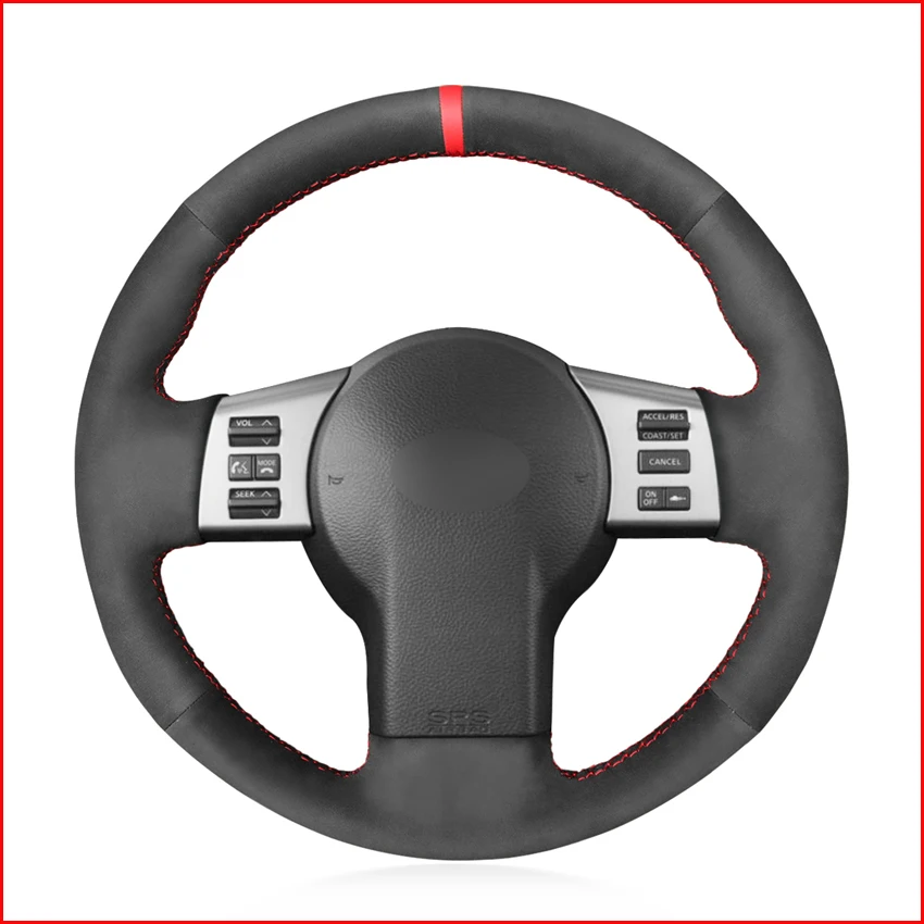 Чехол на руль MEWANT черный замшевый чехол для Infiniti FX FX35 FX45 2003 2008 Nissan 350Z 2004 2005 2006 2007 2009