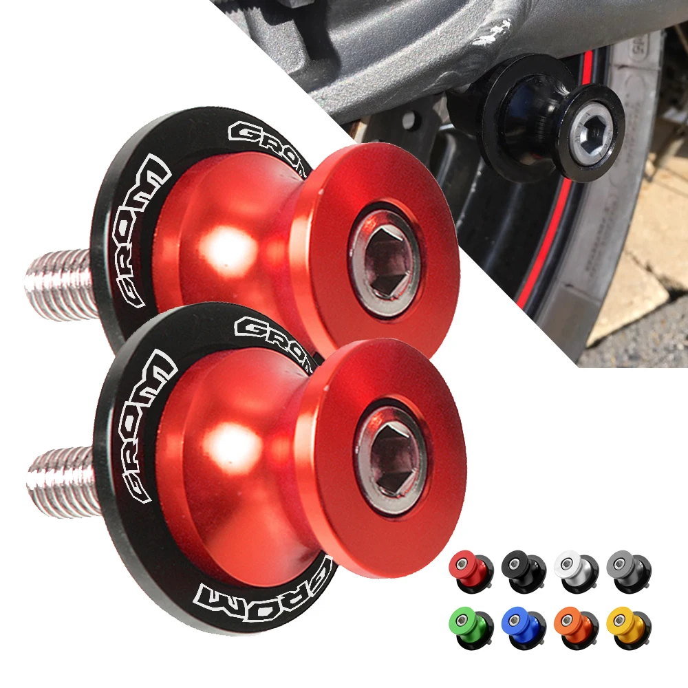 

8MM Motorcycle Swingarm Spools Slider Swing Screw Sliders Spools Stand Arm For HONDA GROM MSX125 MSX 125 2014-2015 2016 2017
