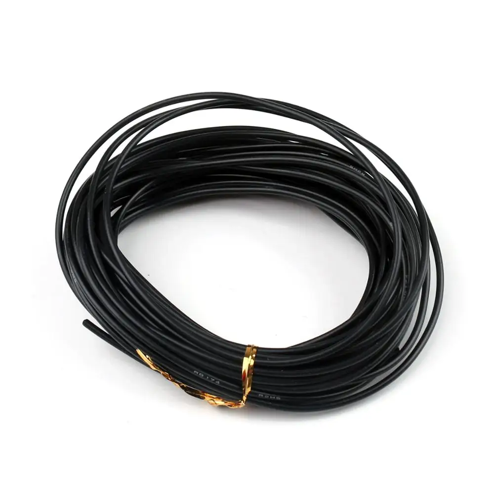 Коаксиальный кабель Areyourshop RG174 RF разъем 50 Ом M17/119 коаксиальный свисающий хвост 10 м