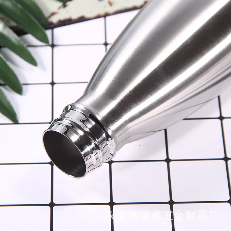 Портативная Спортивная бутылка для воды из нержавеющей стали герметичная