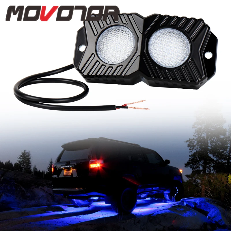 18w 12v Ambient light waterproof under car light for Off-road Motorcycle auto part accessories