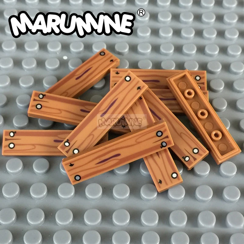 MARUMINE 100 шт. 1x4 плитка доска напольные кирпичи 2431 MOC строительные блоки игрушки